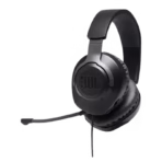 JBL Quantum 100 Wired Gaming Headset-blackaudio jack: 3.5mm jackCommunication: Wired Volume Control: Yes Sensitivity: 116dB Wireless Type: None Is wireless: No Line Length: 1.2m Function: Sport Plug Type: Line Type Connectors: 3.5mm