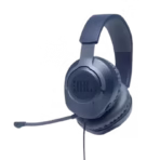 JBL Quantum 100 Wired Gaming Headset-blueaudio jack: 3.5mm jackCommunication: Wired Volume Control: Yes Sensitivity: 116dB Wireless Type: None Is wireless: No Line Length: 1.2m Function: Sport Plug Type: Line Type Connectors: 3.5mm
