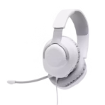 JBL Quantum 100 Wired Gaming Headset-whiteaudio jack: 3.5mm jackCommunication: Wired Volume Control: Yes Sensitivity: 116dB Wireless Type: None Is wireless: No Line Length: 1.2m Function: Sport Plug Type: Line Type Connectors: 3.5mm