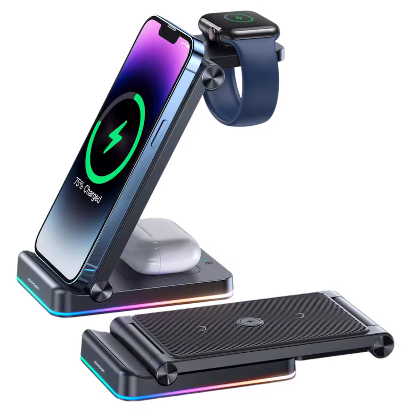 JOYROOM JR-WQN01 3 in 1 Magnetic Charging Station