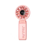 JisuLife Life 7 Handheld Fan-pink5-Speed Strong Wind true 3600mAh battery capacity
