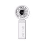 JisuLife Life 7 Handheld Fan-white5-Speed Strong Wind true 3600mAh battery capacity
