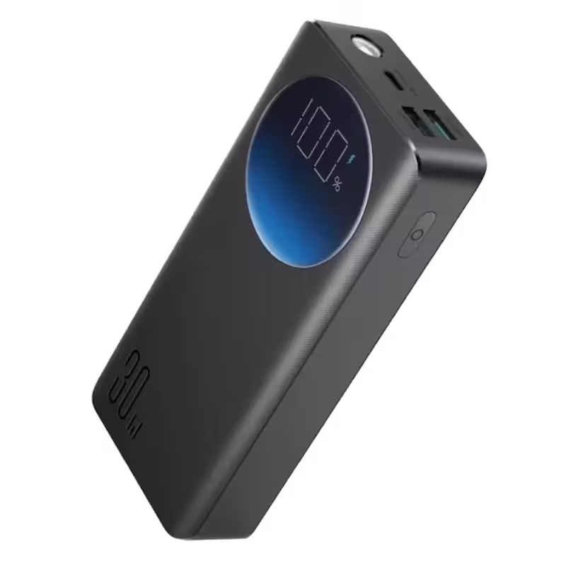 Joyroom JR-PBF02 20000mah Power Bank Digital Display PD 30W with Flashlight,Supports 30W Power Delivery