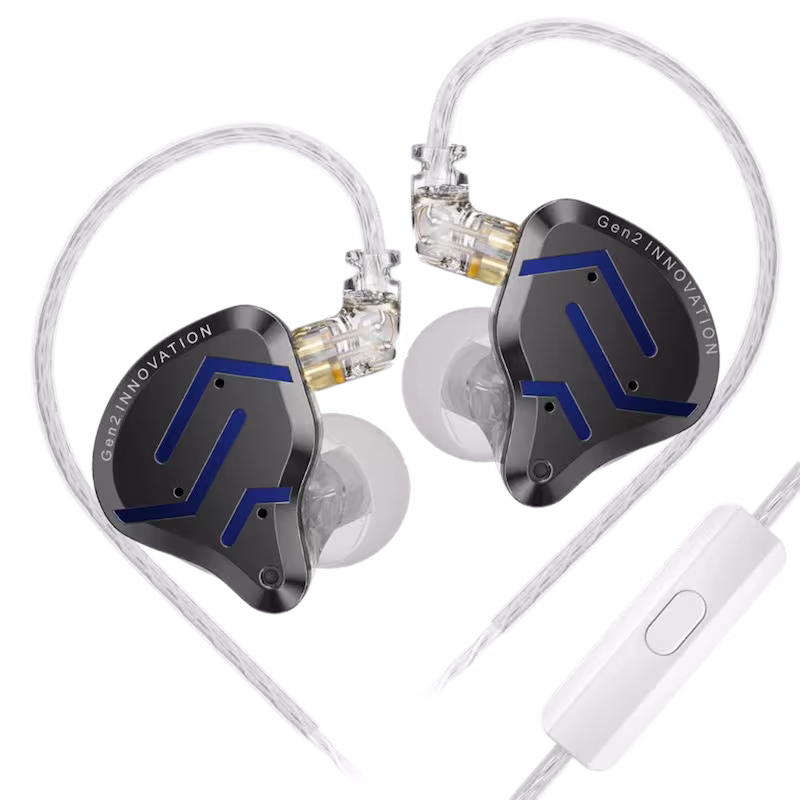 KZ ZSN PRO 2 Professional Hybrid Technology In-Ear Monitor,Black,The DD&BA Hybrid Technology surpasses competitors to deliver an unparalleled audio experience