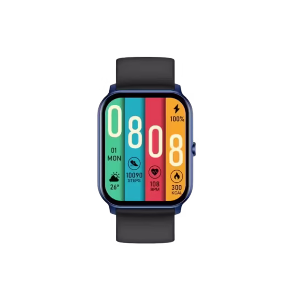 Kieslect KS Mini Calling Smart Watch-black ,1.78" HD colorful AMOLED display, UI experience featuring the most concise style of UX design