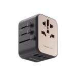 Momax UA9 1-World PD35W 5 Ports + AC Travel Adapter,Black