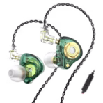 TRN MT1 Pro Professional Hi-Fi Dynamic Driver In-Ear Monitor Earphone,Green